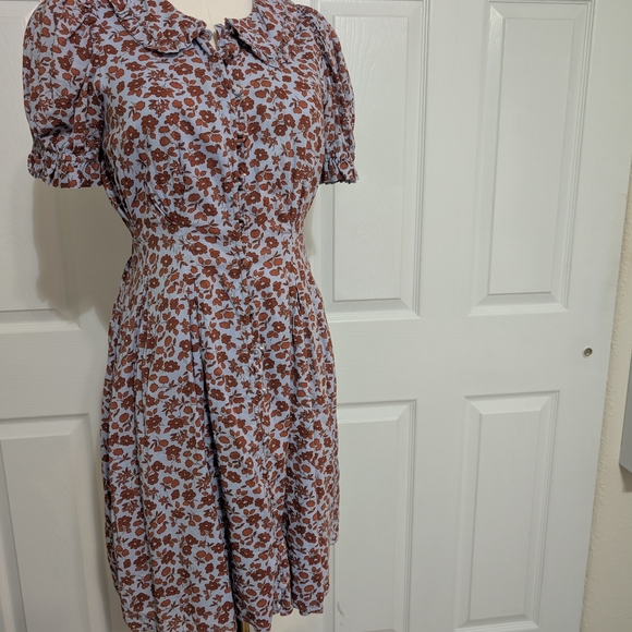 Madewell Floral Print Women's Dress - Picture 5 of 5